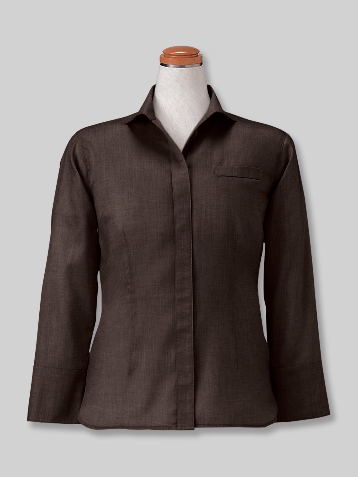 【アウトレット】1598　レディス八分袖シャツ