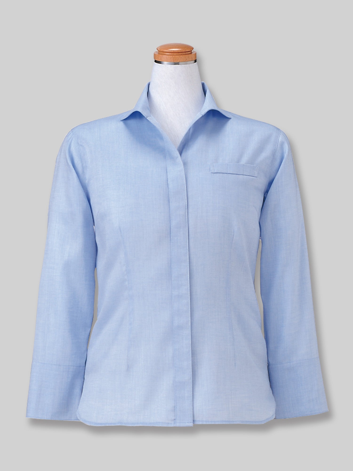 【アウトレット】1598　レディス八分袖シャツ