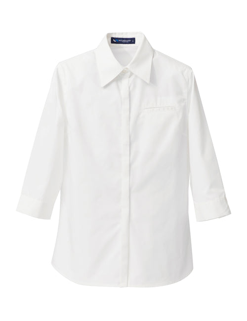 1599　レディス七分袖シャツ