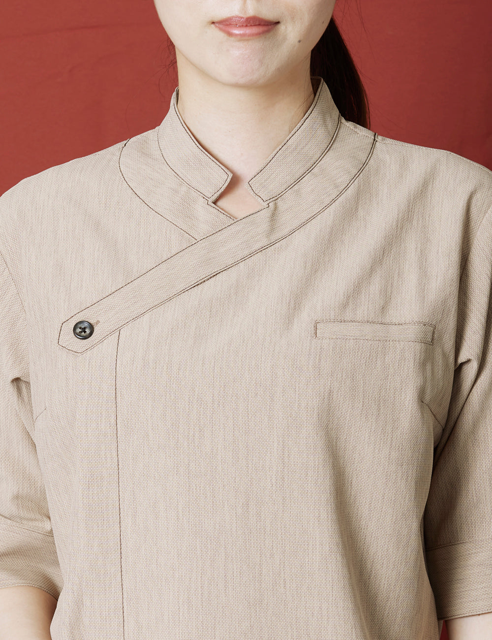 1619　兼用五分袖シャツ