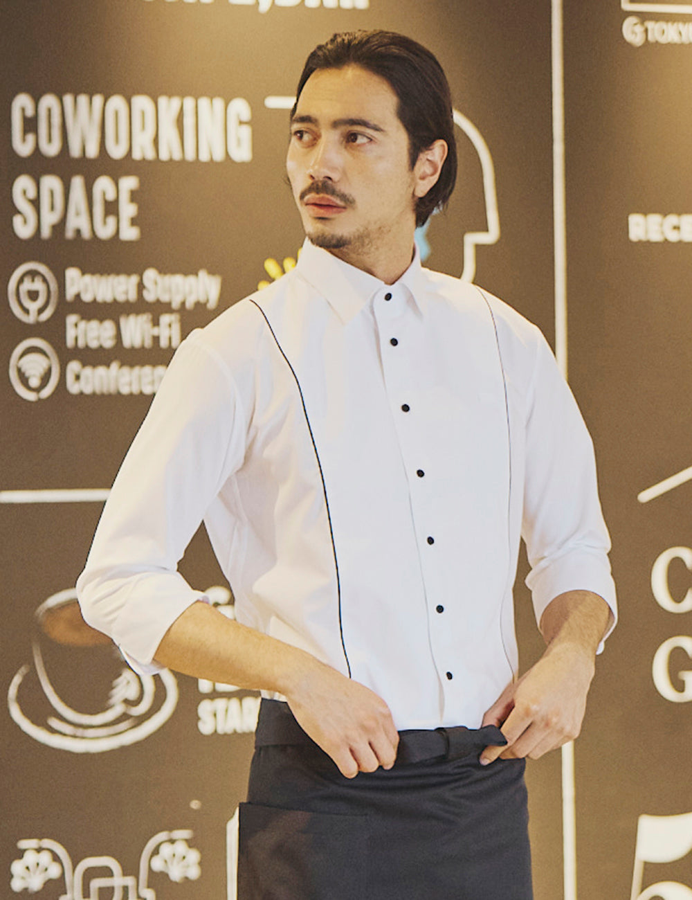 1661　兼用七分袖シャツ