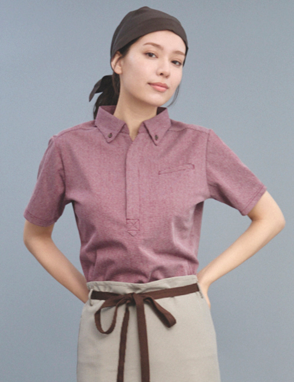 1686　兼用スキッパーポロシャツ