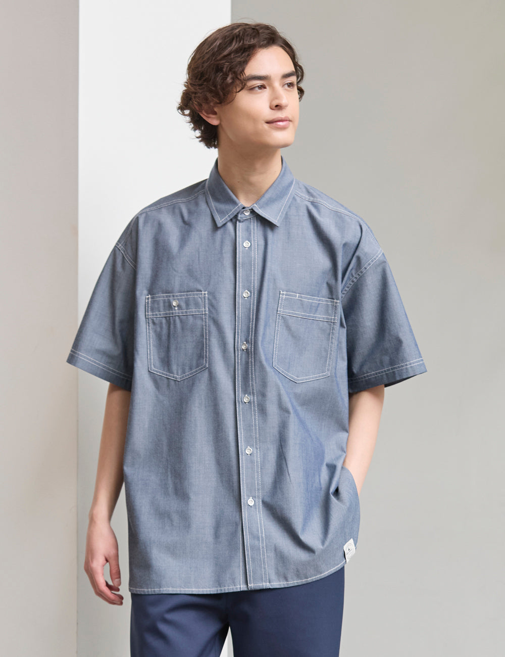 1703　niko and... 兼用五分袖シャツ