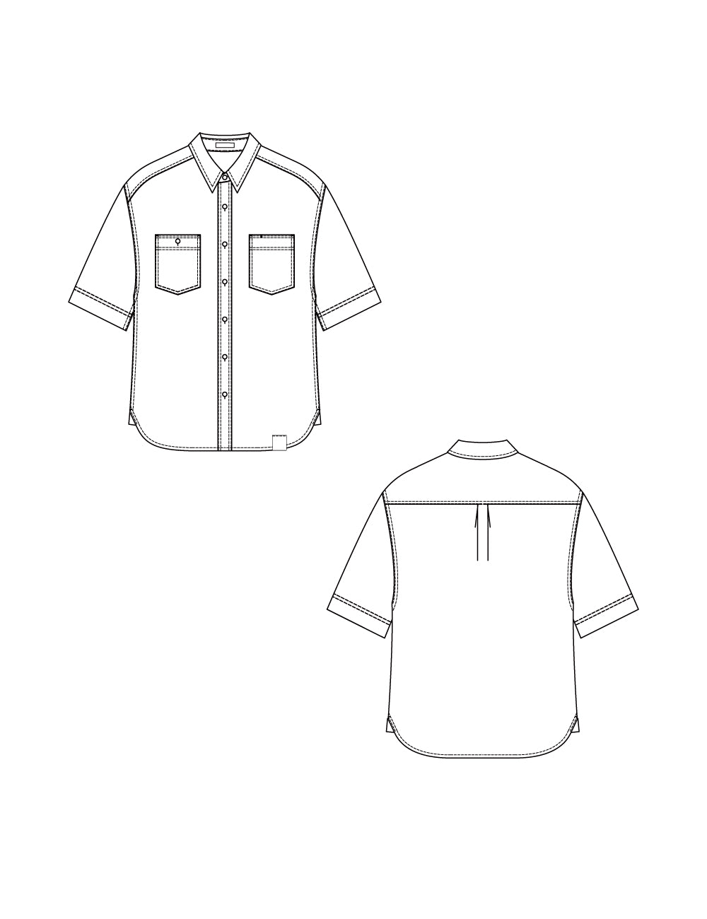 1703　niko and... 兼用五分袖シャツ