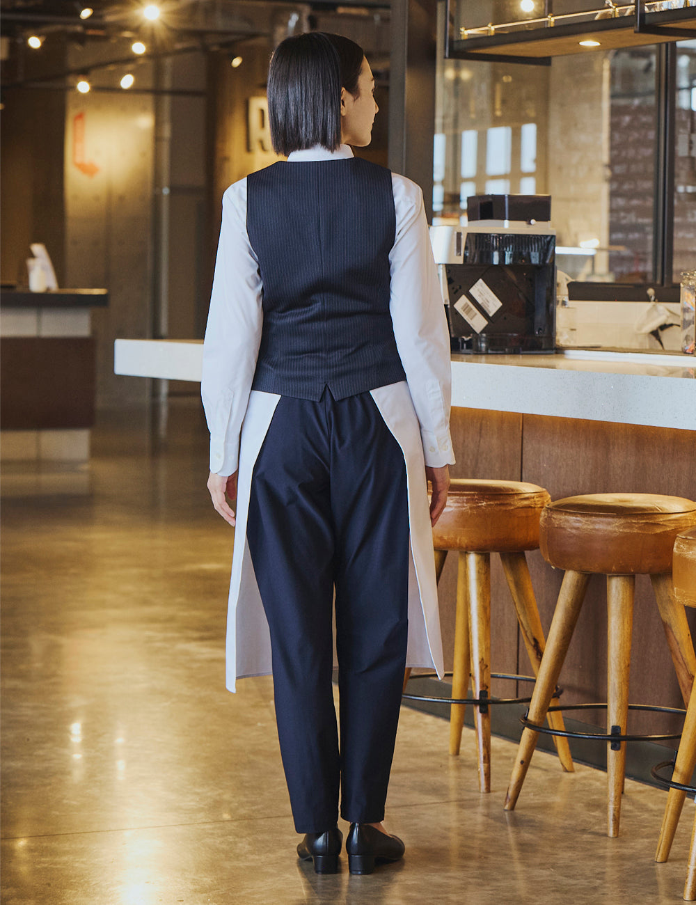 1705　整衣　レディスバンドカラーシャツ