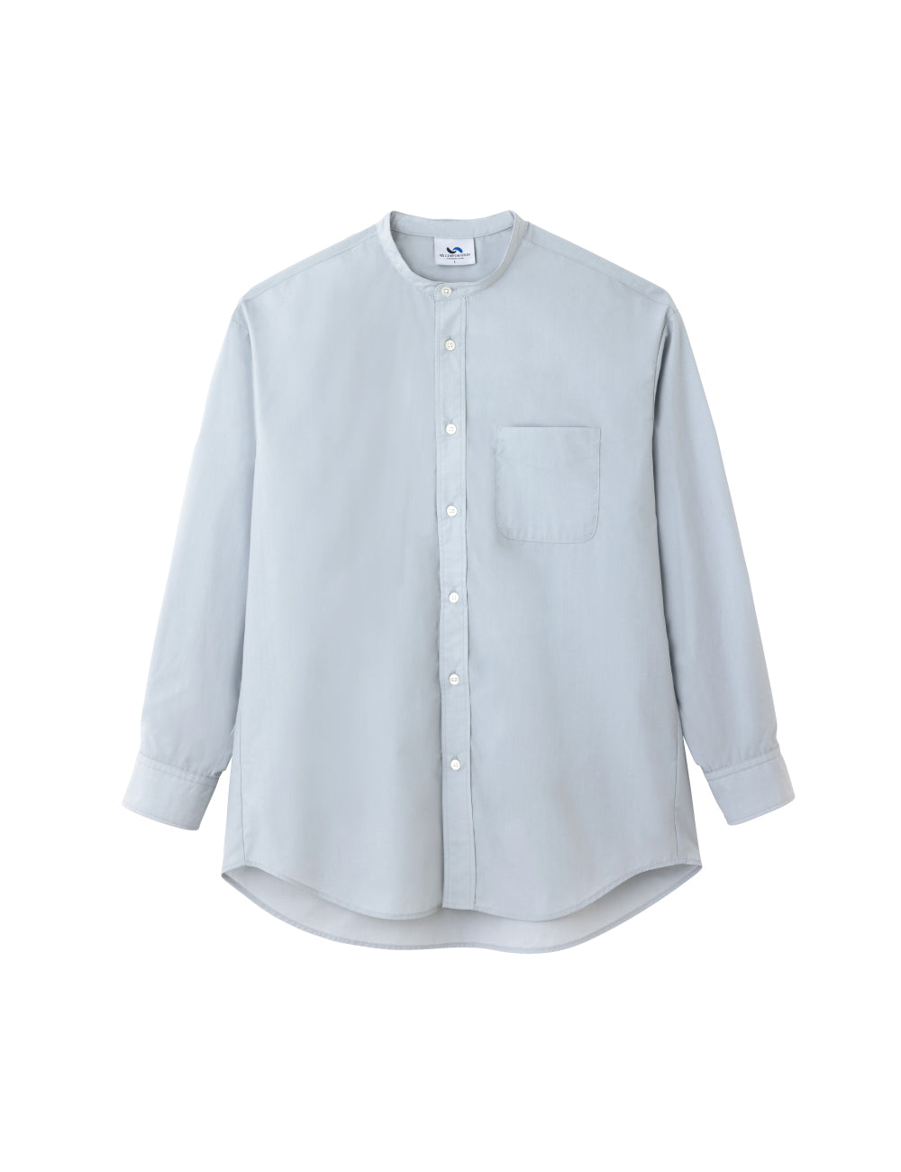 1707　兼用リラックスバンドカラーシャツ