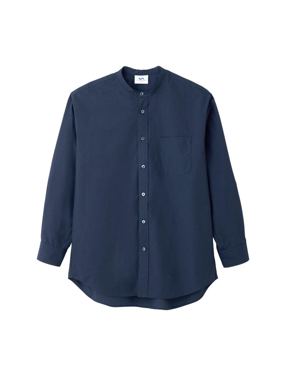 1707　兼用リラックスバンドカラーシャツ