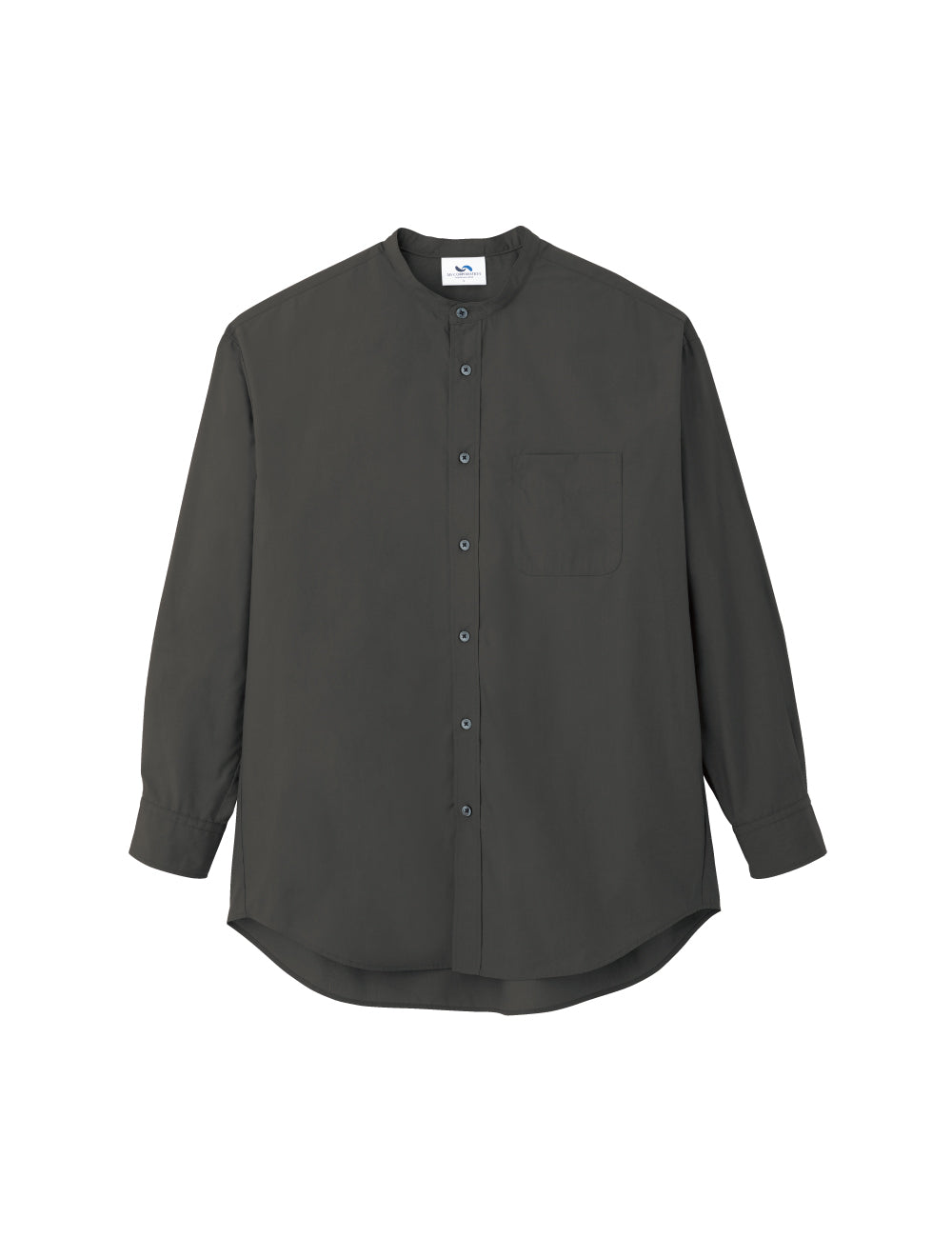 1707　兼用リラックスバンドカラーシャツ