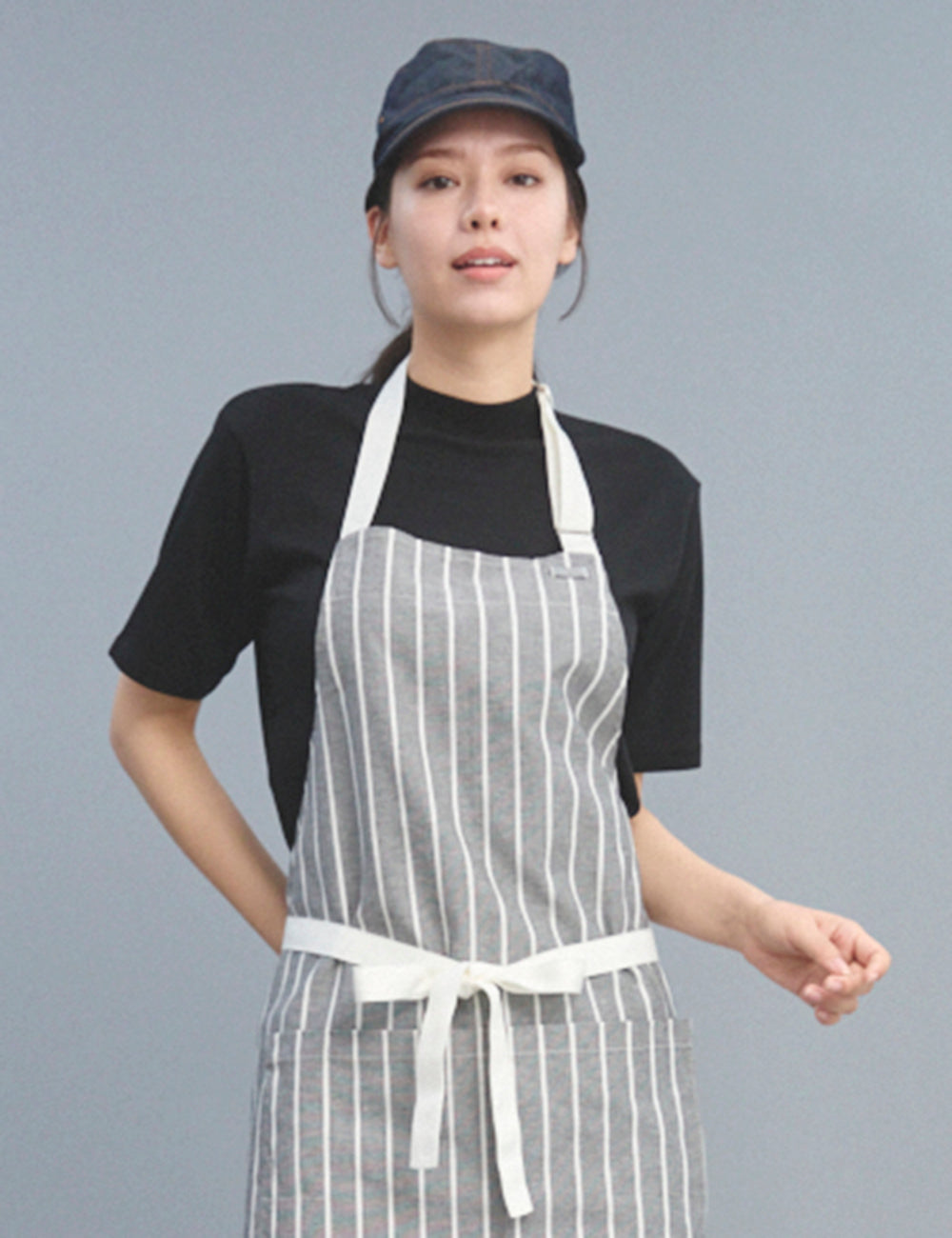 !【浜田】1708　整衣　兼用半袖モックネックＴシャツ (コピー)