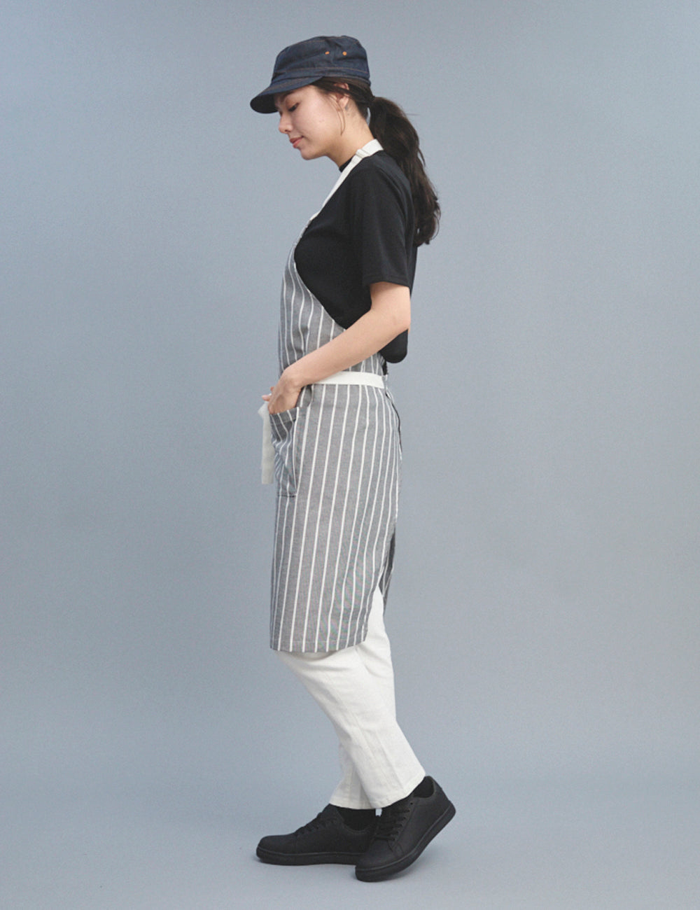 !【浜田】1708　整衣　兼用半袖モックネックＴシャツ (コピー)