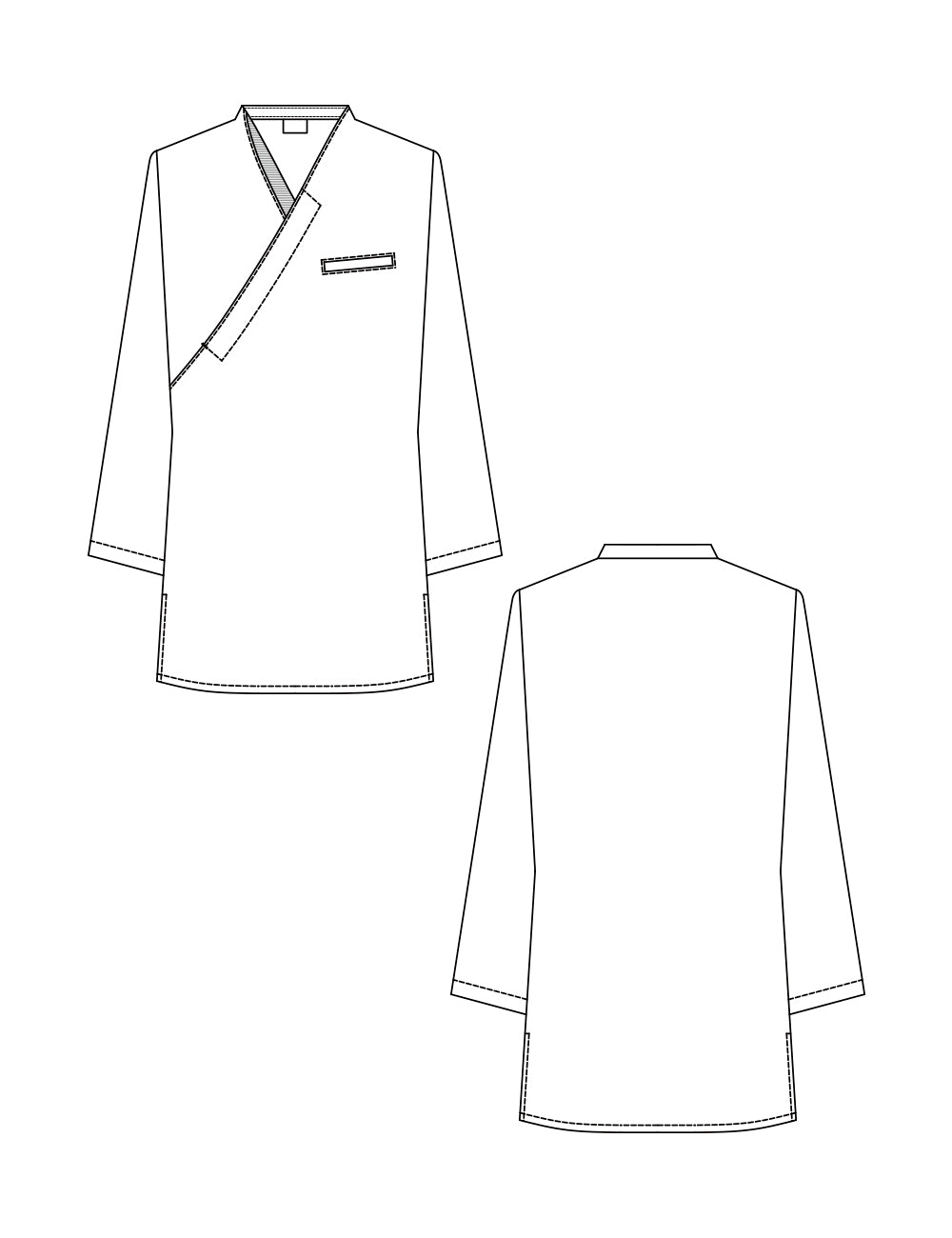 1716　寧色　兼用プルオーバーシャツ