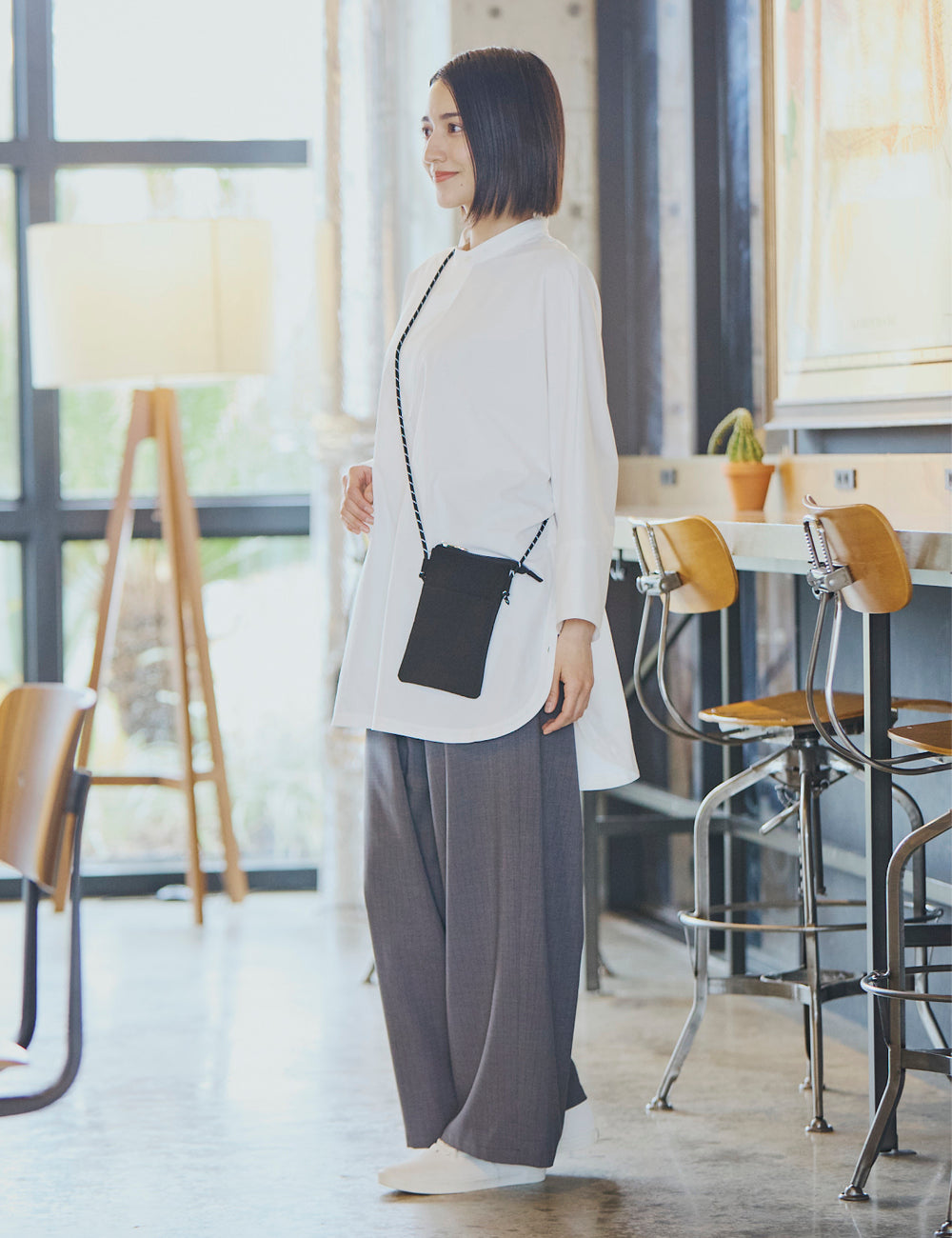 1717　リラックス　プルオーバーシャツ