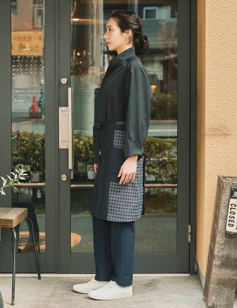 1719　ZERO LITE 兼用スタンドカラーシャツ