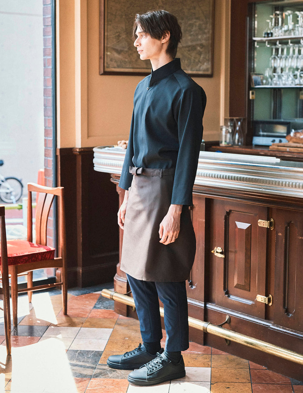 1719　ZERO LITE 兼用スタンドカラーシャツ