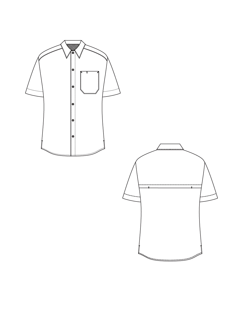 1723　とにかく涼しい　兼用五分袖シャツ