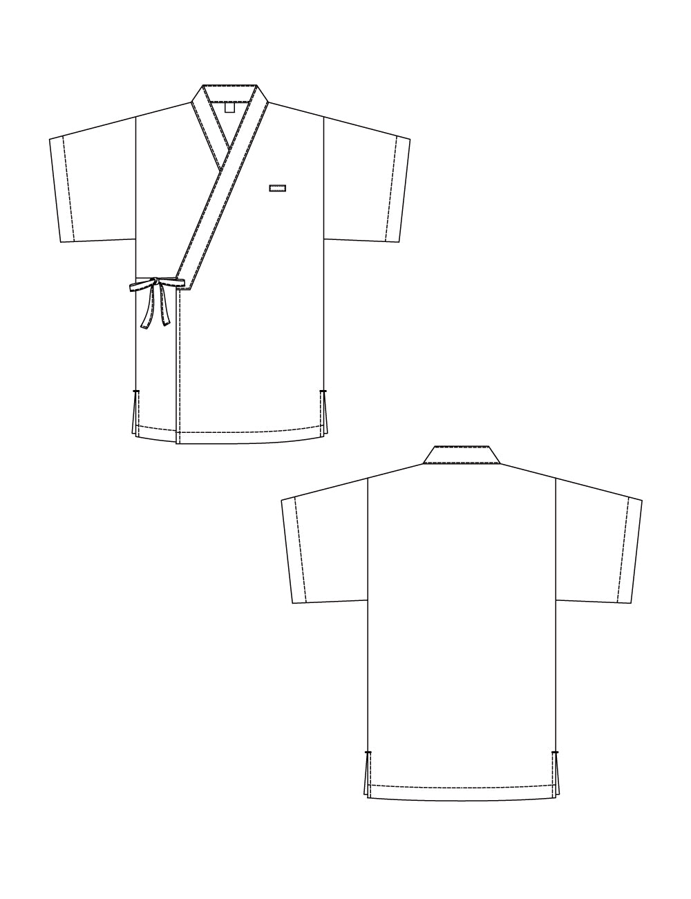 1724　リラックス　兼用作務衣