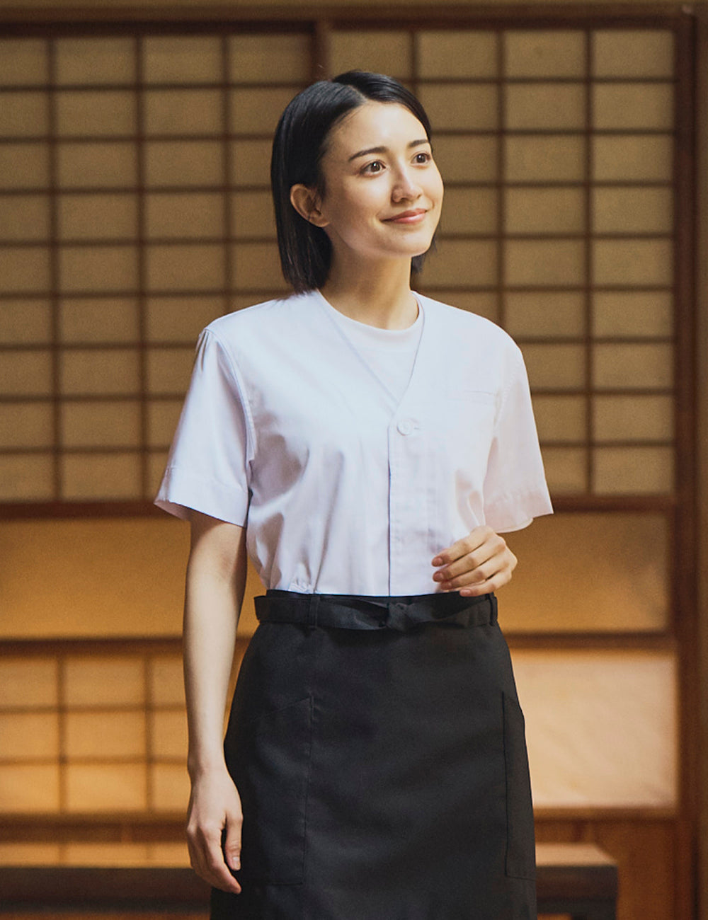 2044　兼用半袖和コート