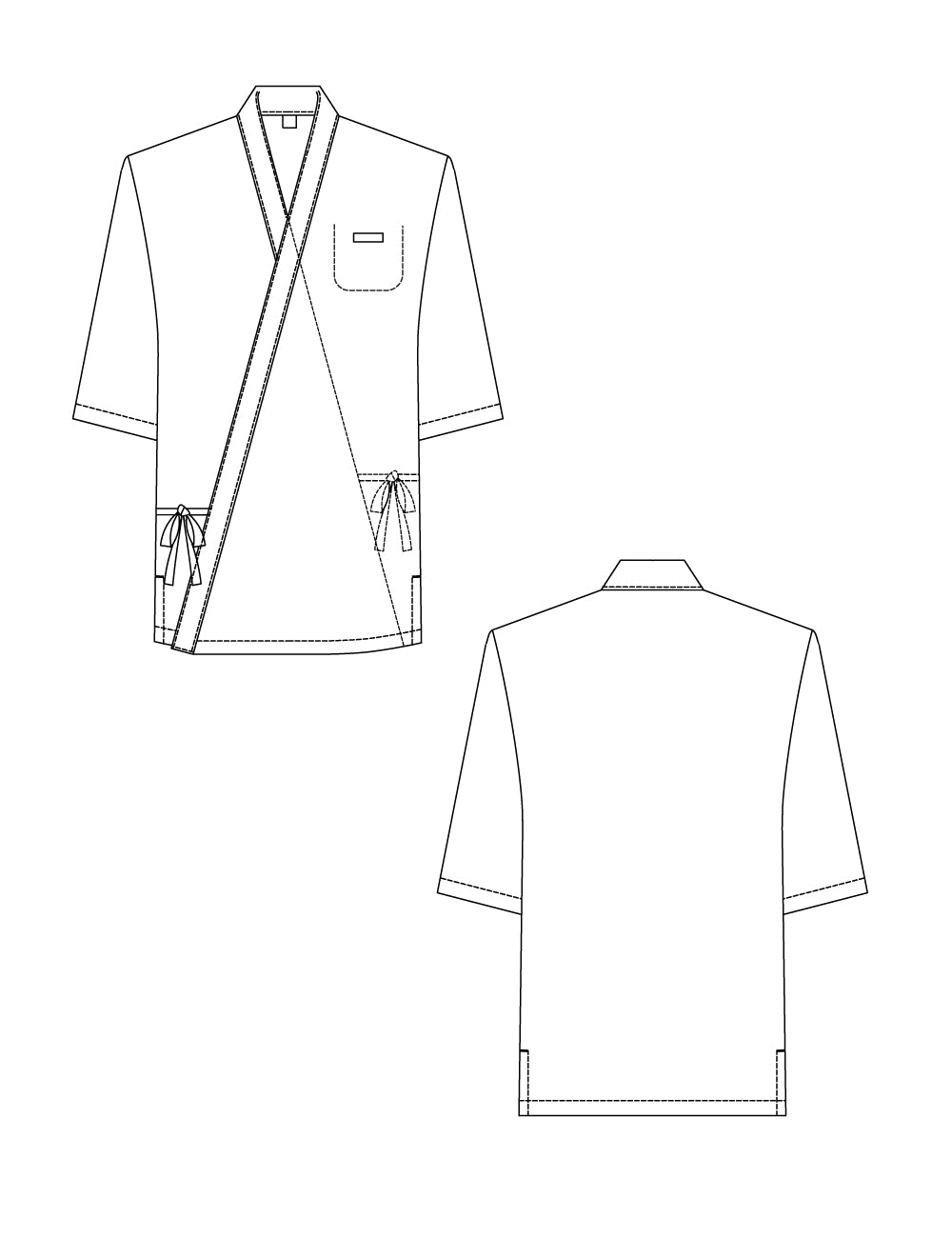 2051　兼用七分袖和コート