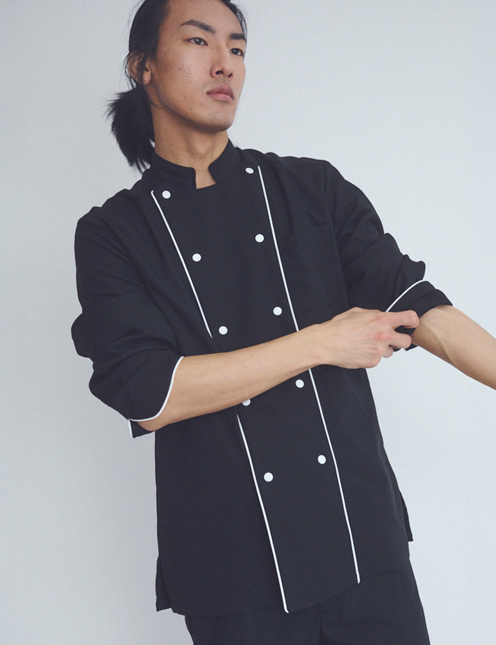 2064　兼用　ZERO 八分袖コックコート