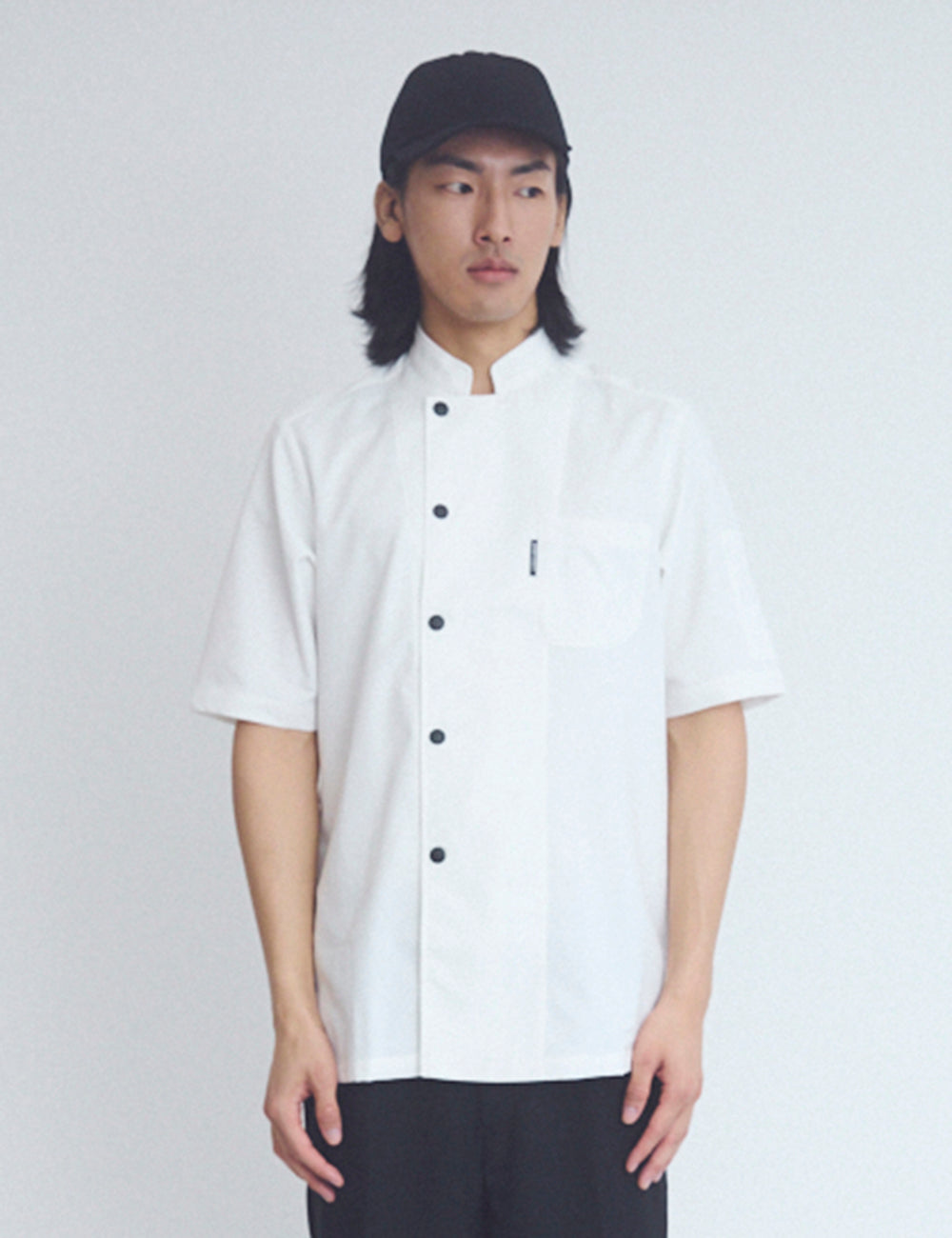 2079　兼用 　ZERO 五分袖コックコート