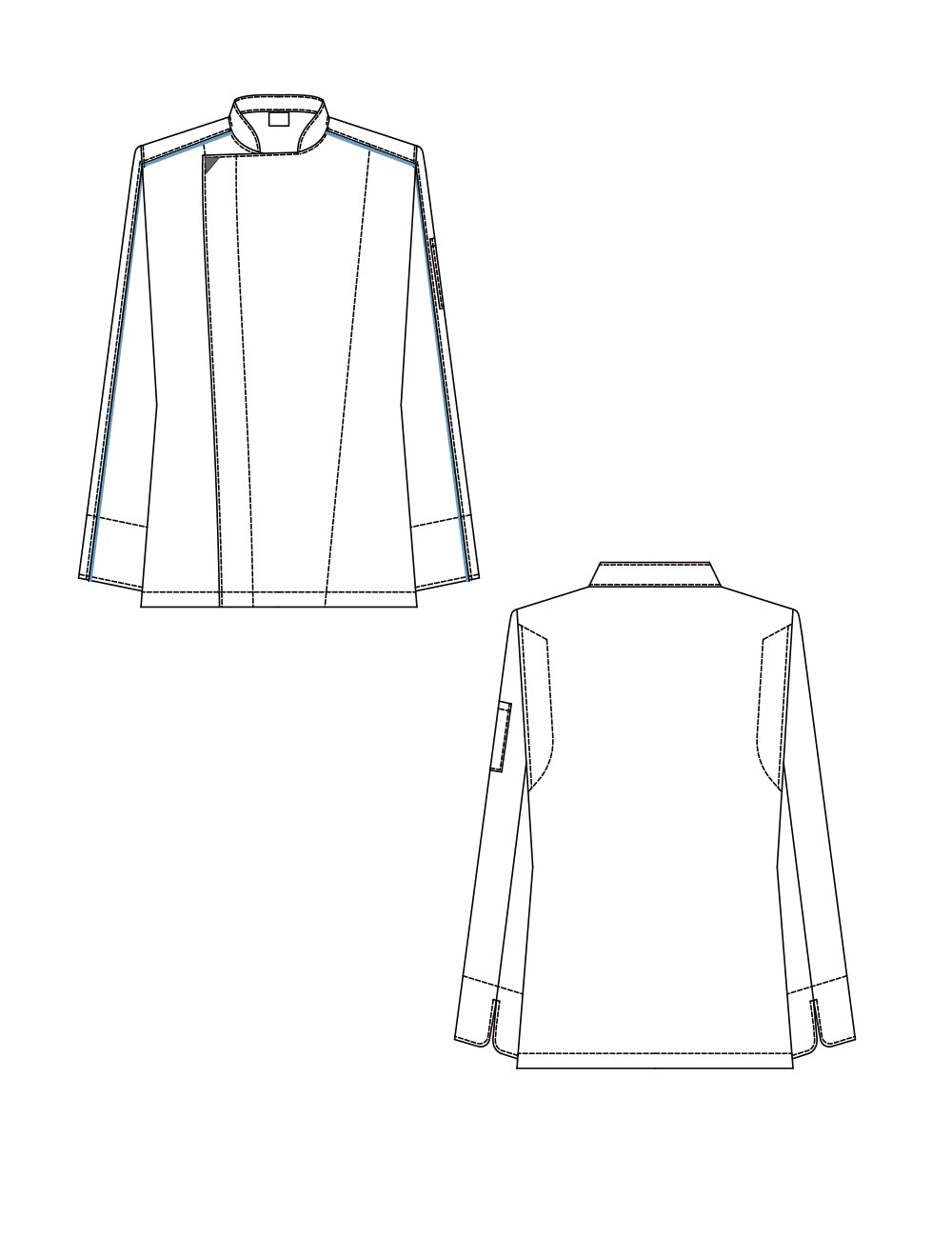 2082　ZERO LITE 兼用長袖コックコート