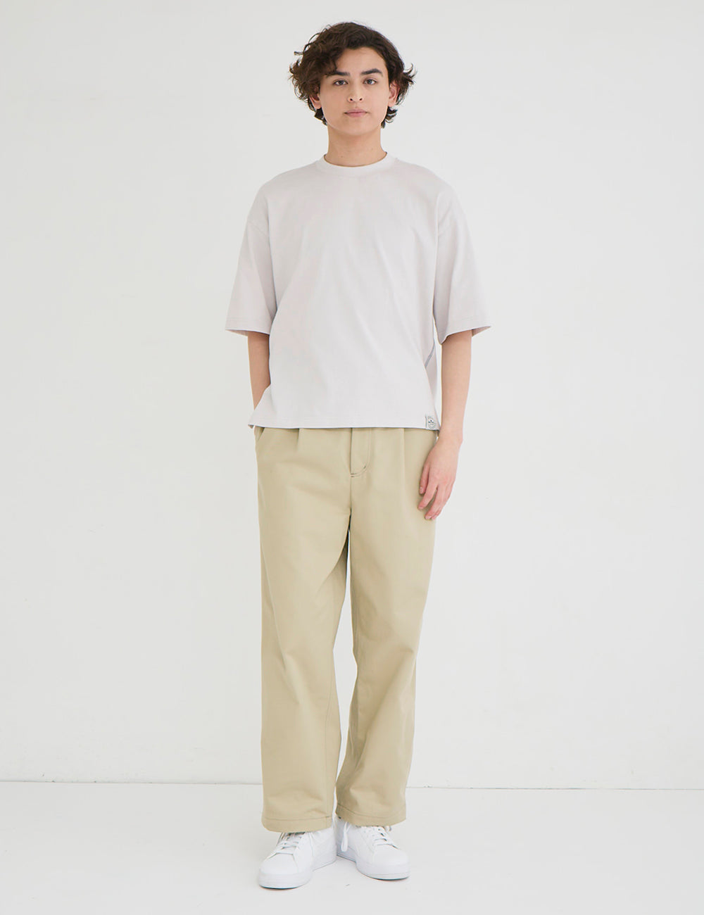 4327　niko and...兼用ワイドフィットチノパンツ