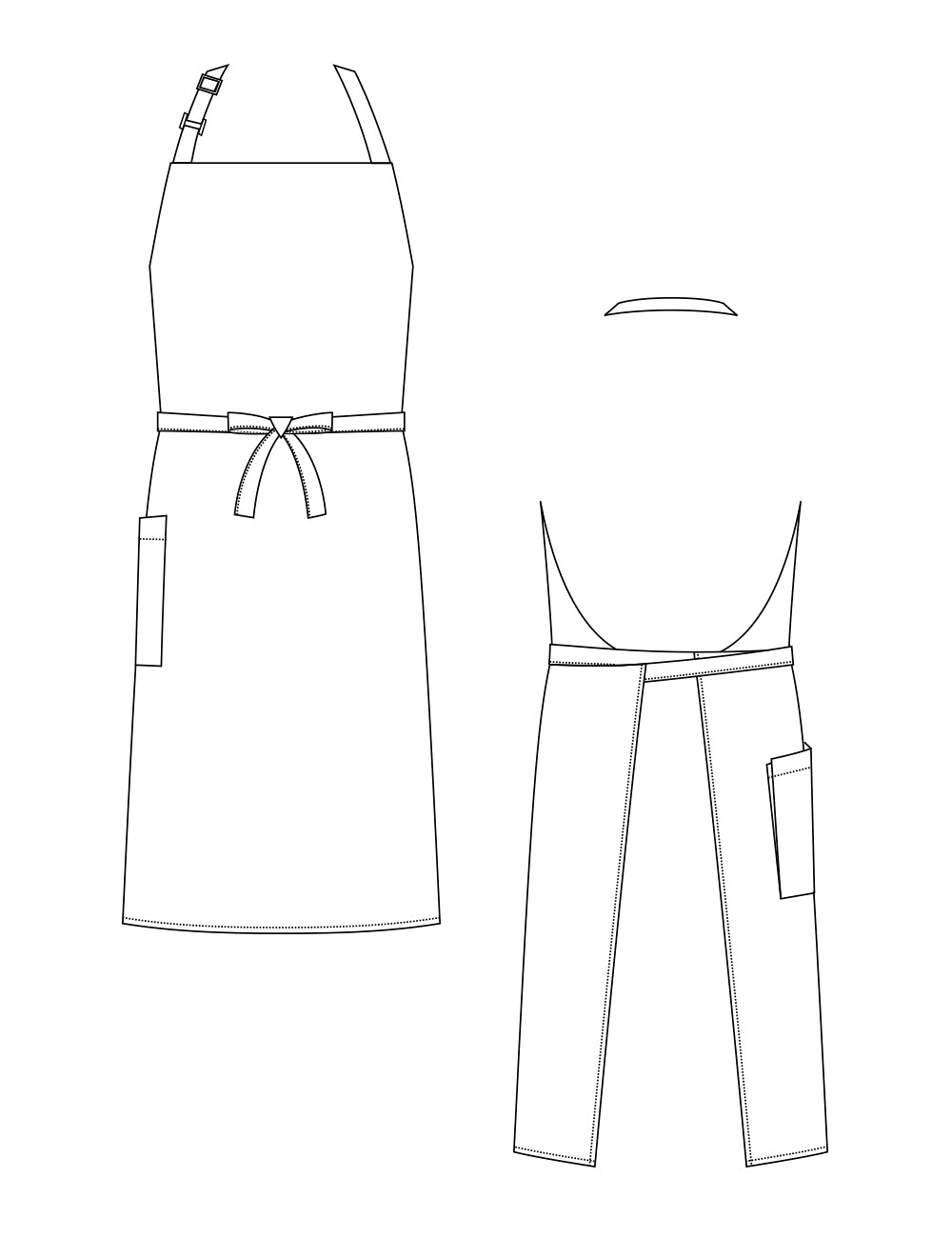 5166　兼用首かけエプロン