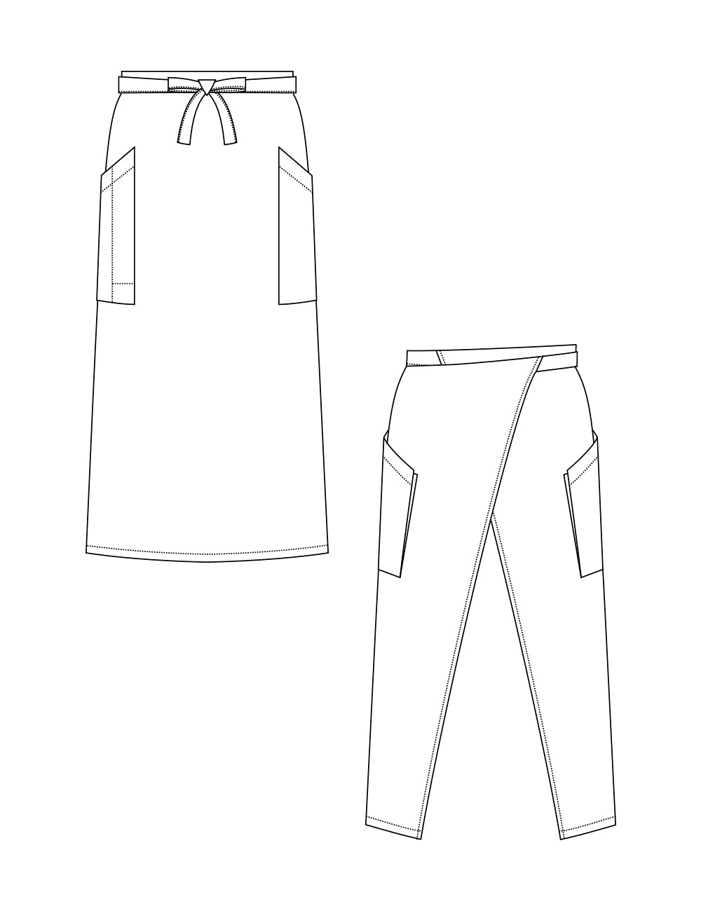 5185　兼用ロングサロン