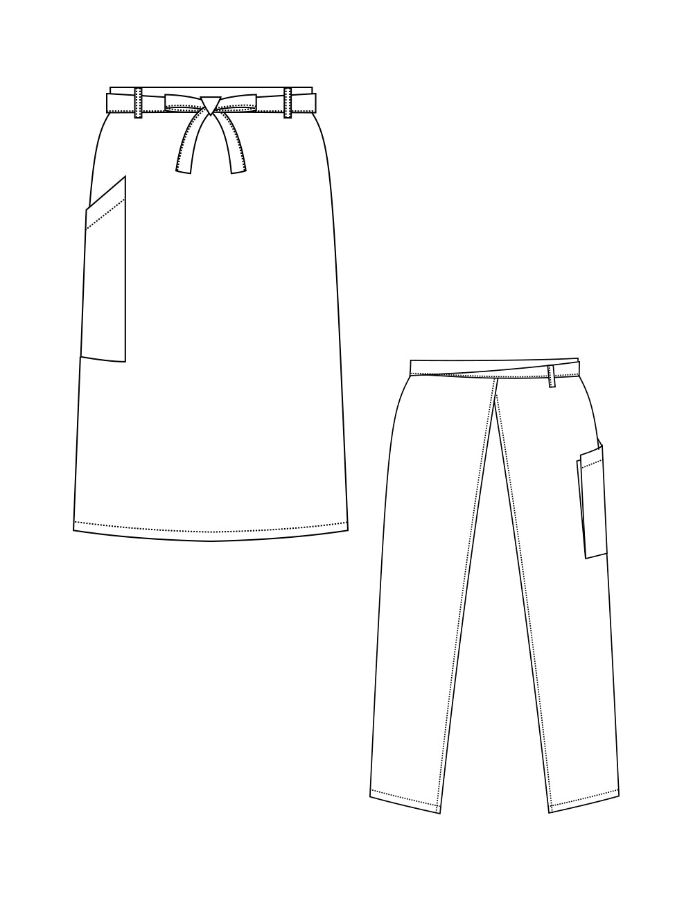 5187　兼用ロングサロン