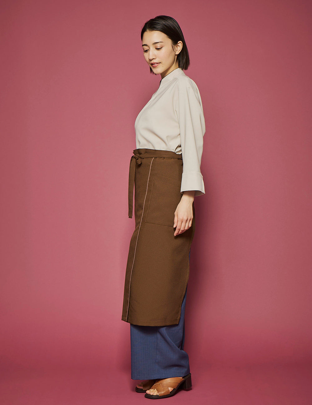 5255　寧色　兼用ロングサロン