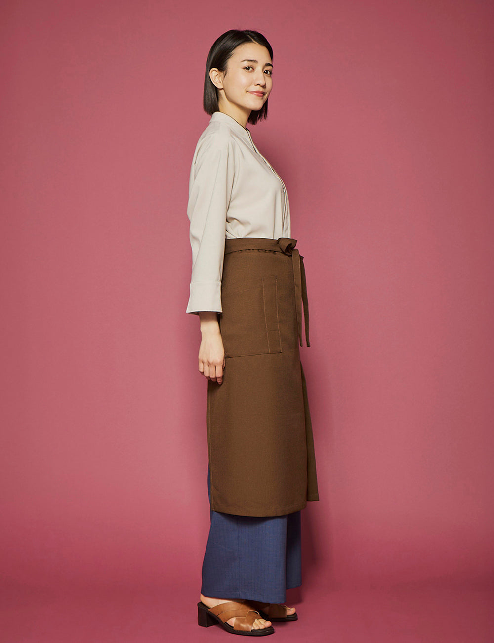 5255　寧色　兼用ロングサロン