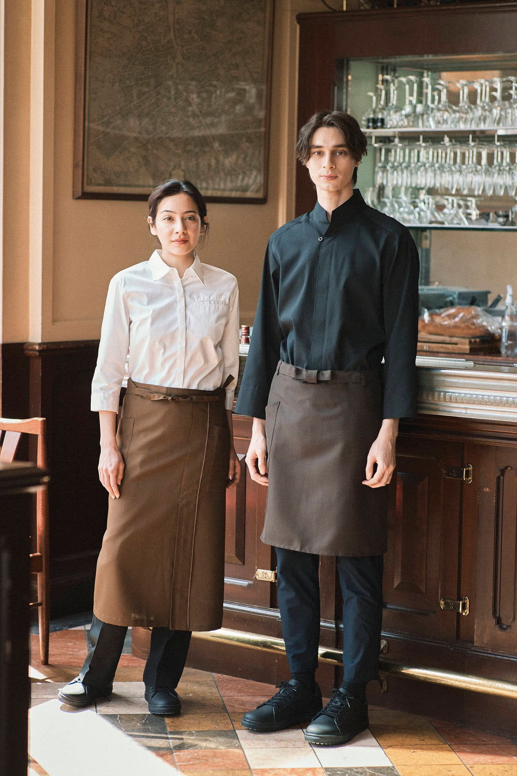 1599　レディス七分袖シャツ