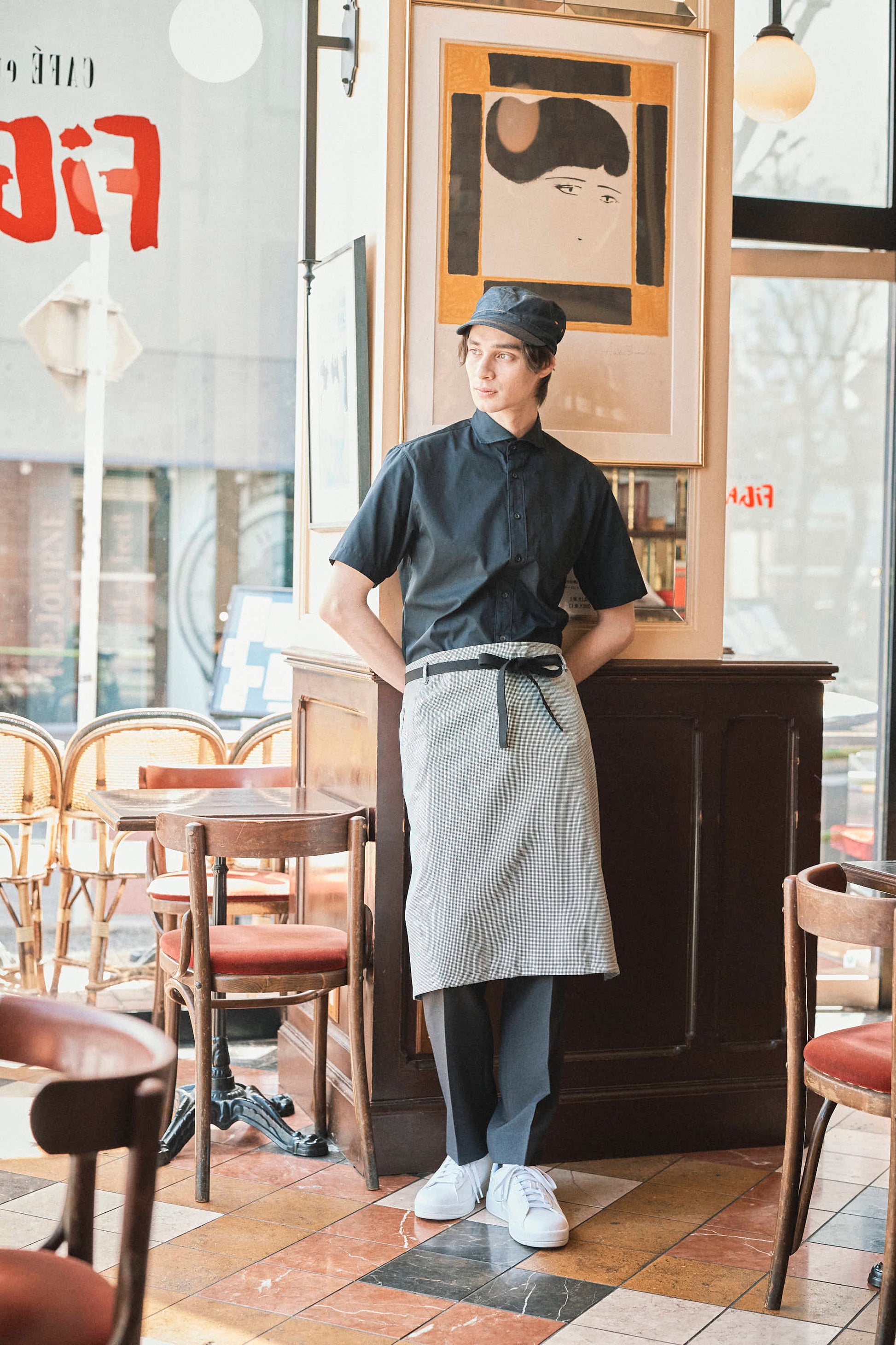 1609　兼用ワイドカラーシャツ