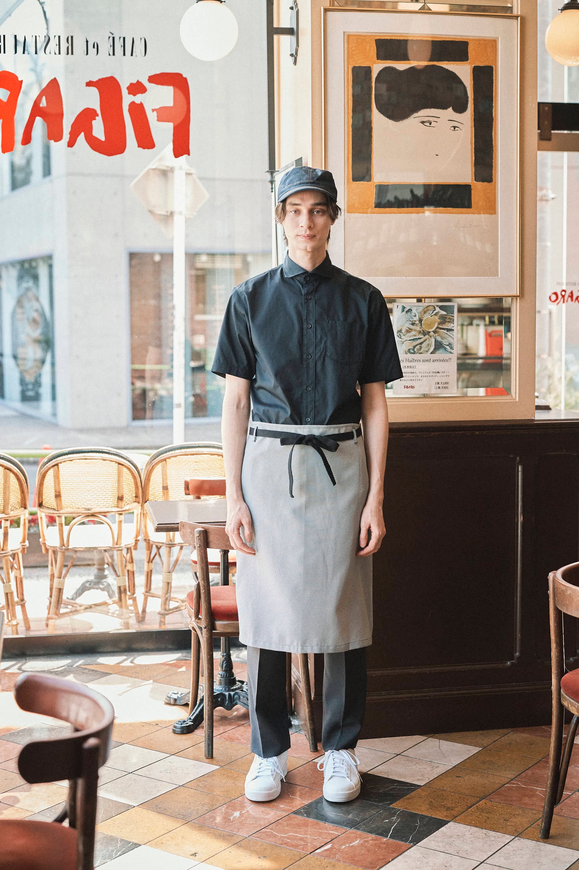 1609　兼用ワイドカラーシャツ