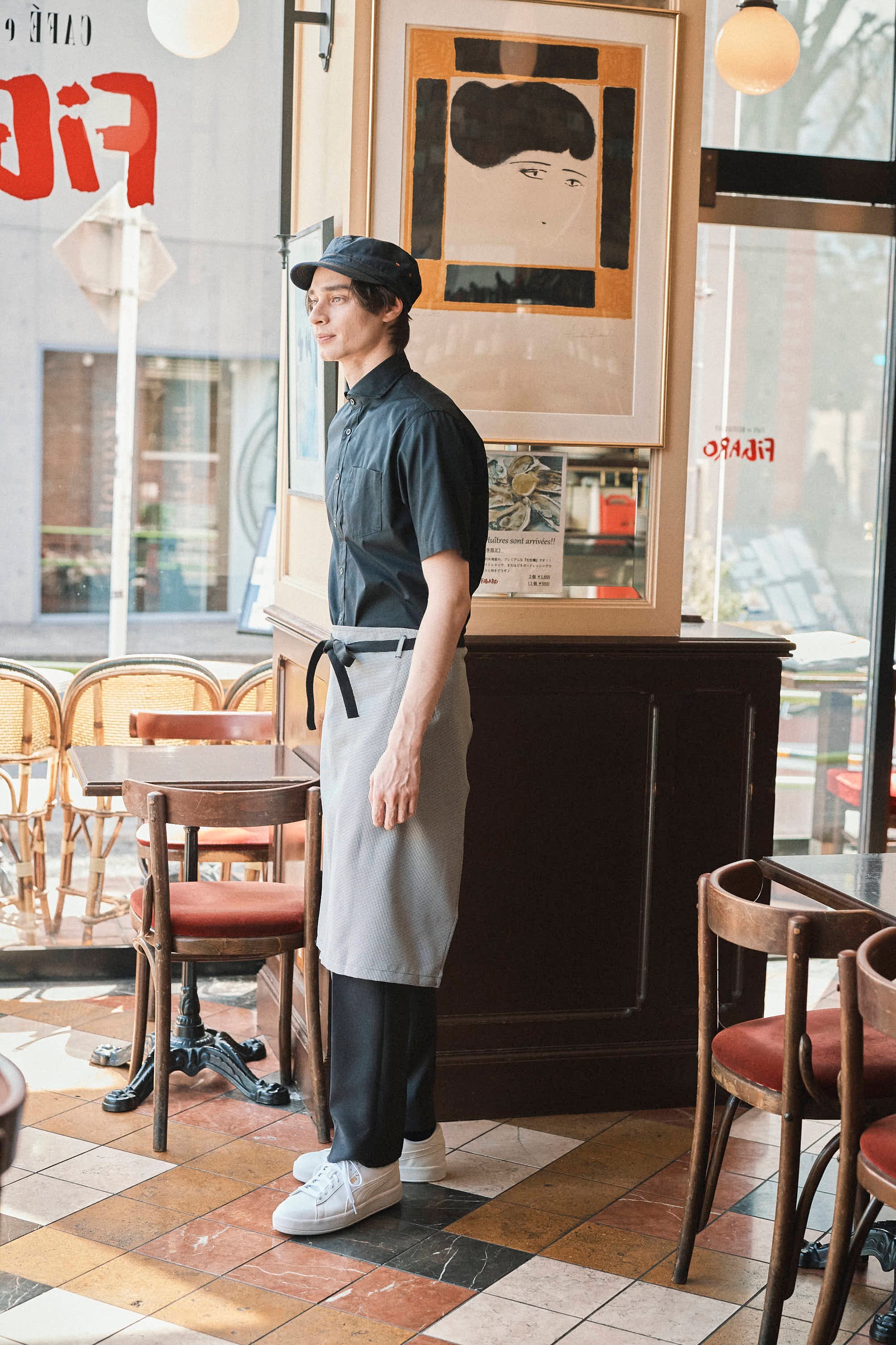 1609　兼用ワイドカラーシャツ