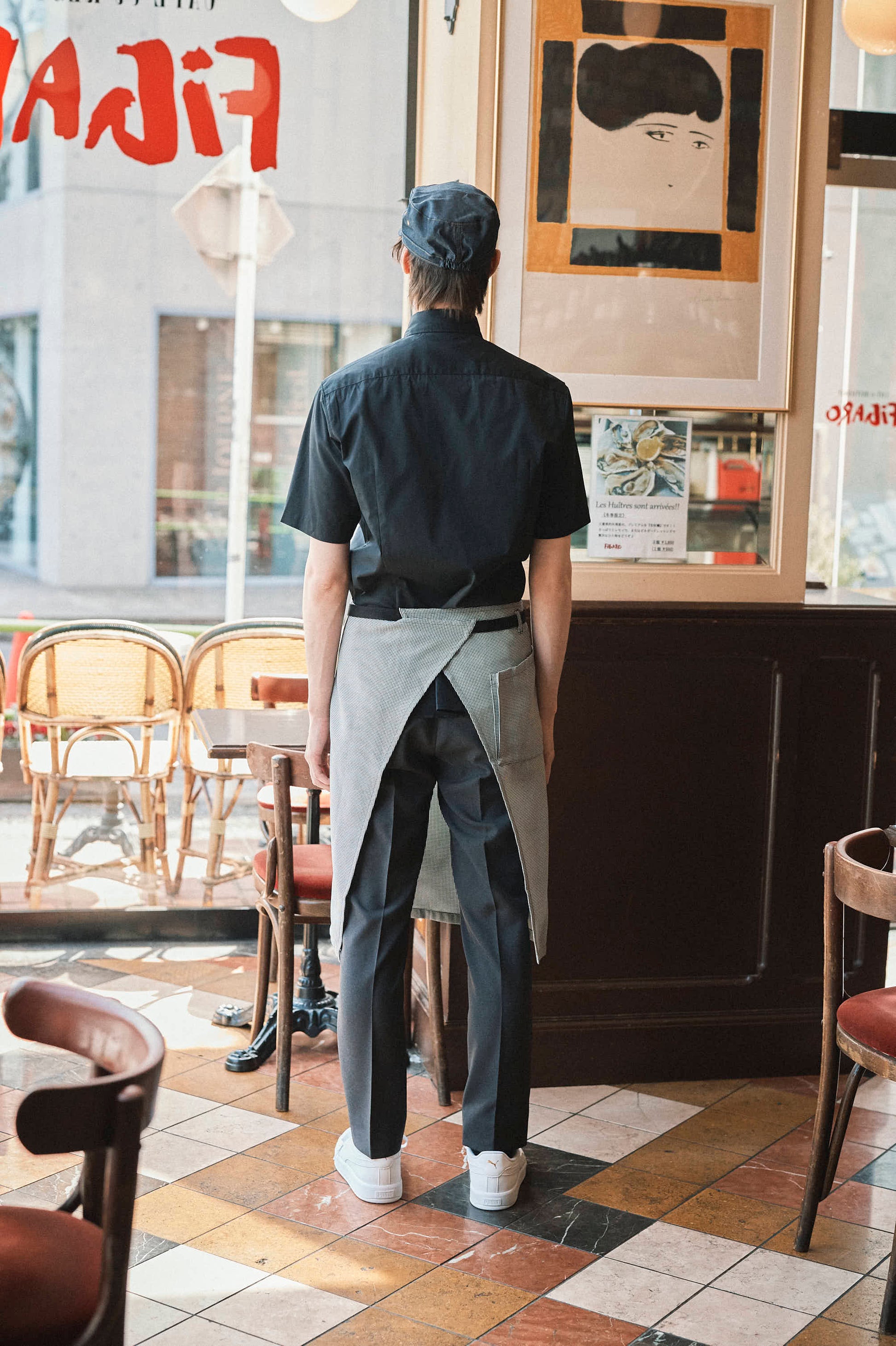 1609　兼用ワイドカラーシャツ