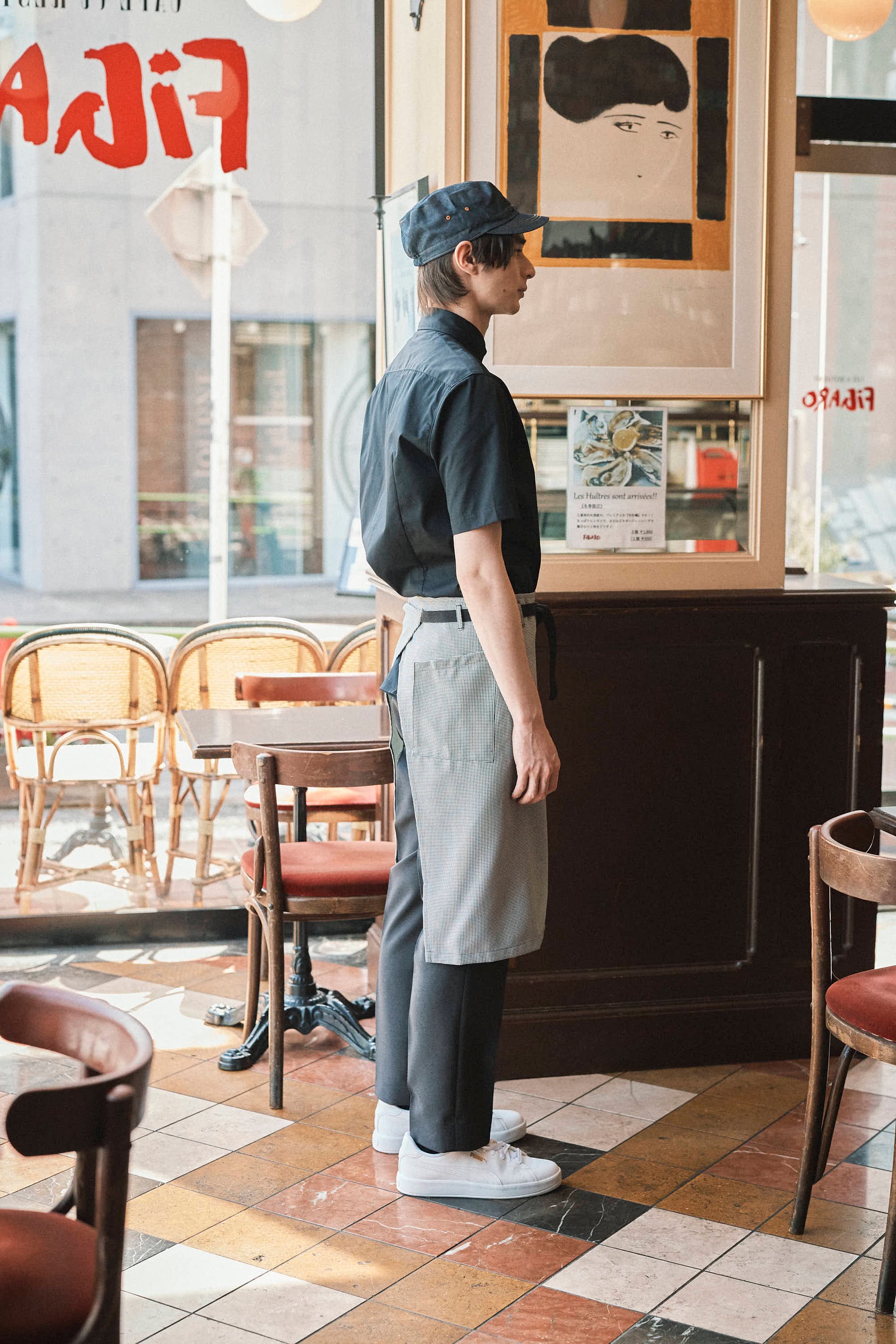 1609　兼用ワイドカラーシャツ