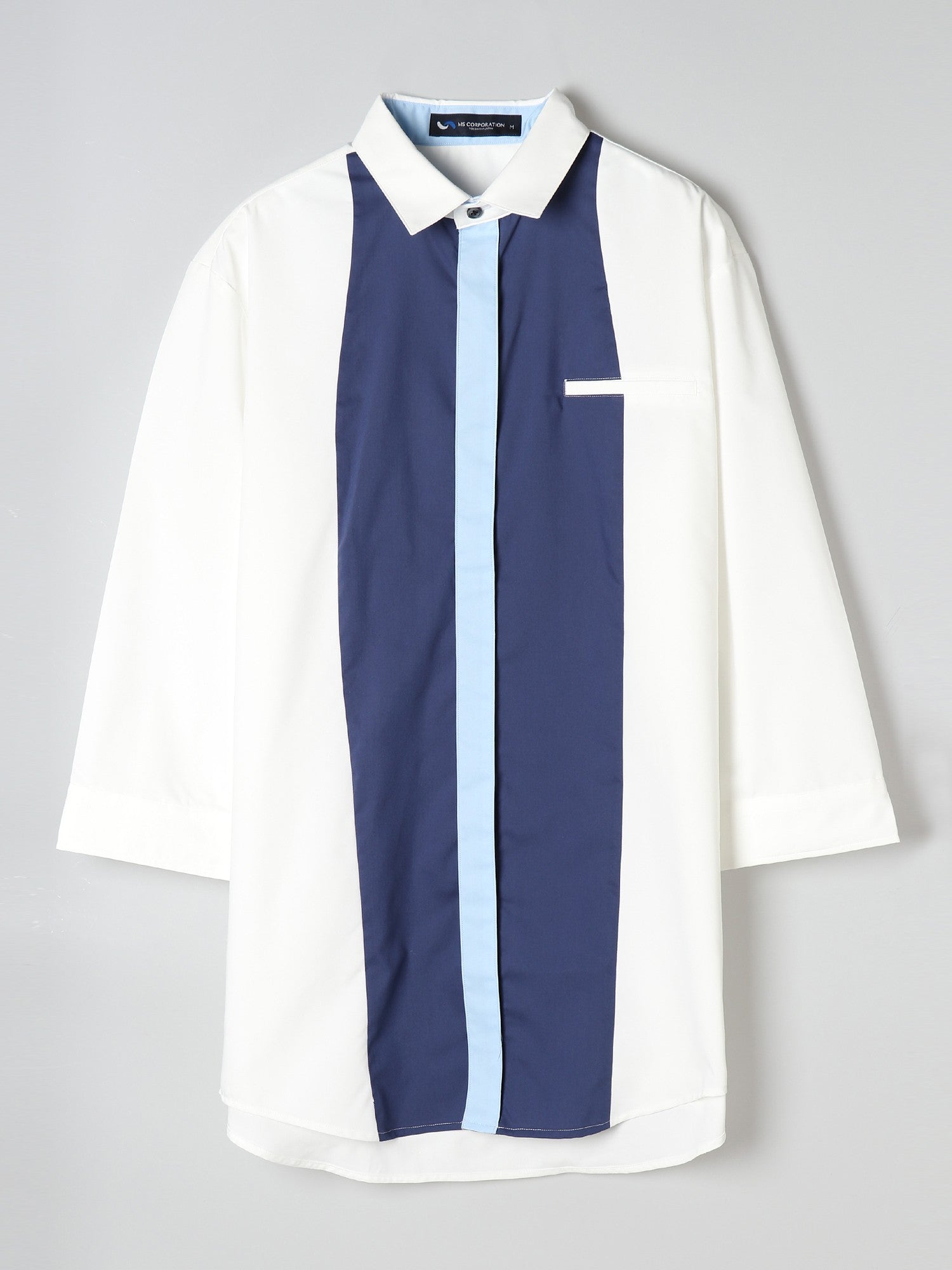 【アウトレット】1689　メンズ七分袖シャツ