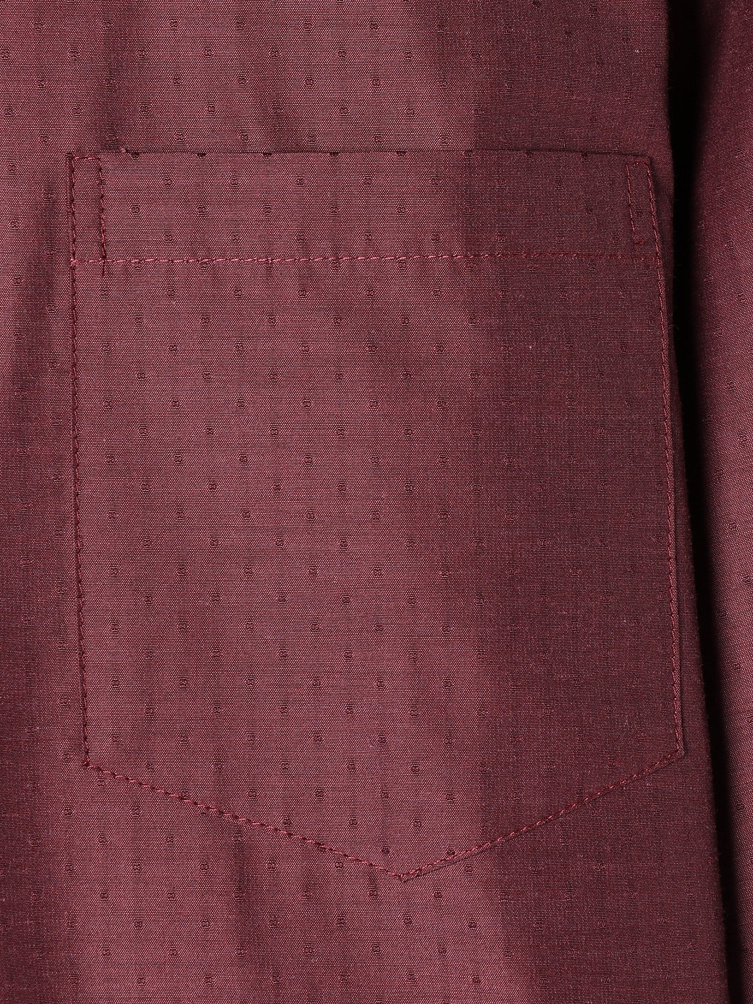 【アウトレット】1684　兼用七分袖バンドカラーシャツ