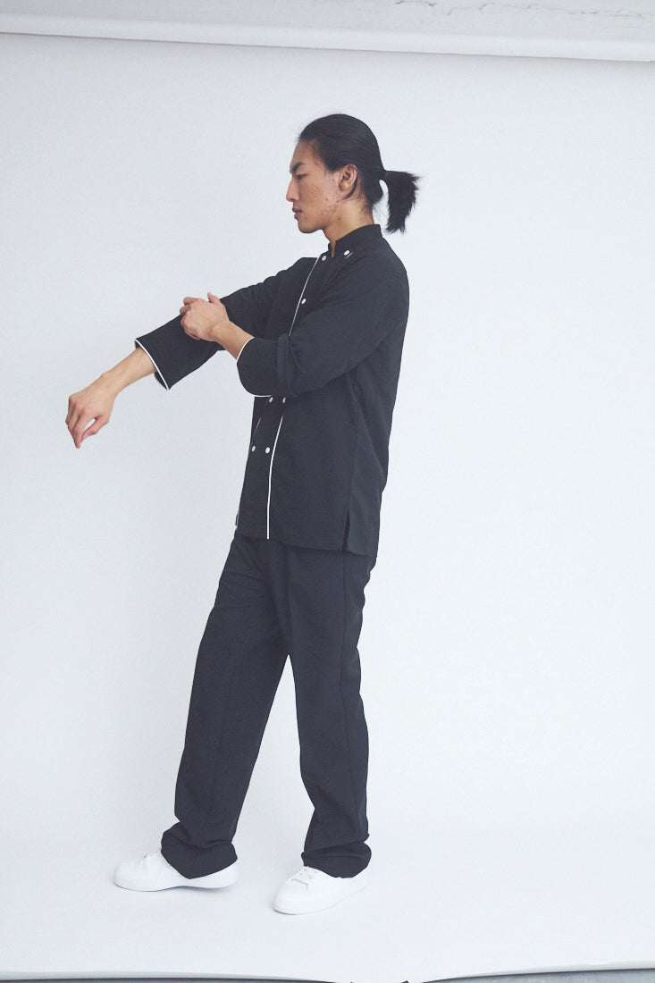 2064　兼用　八分袖コックコート