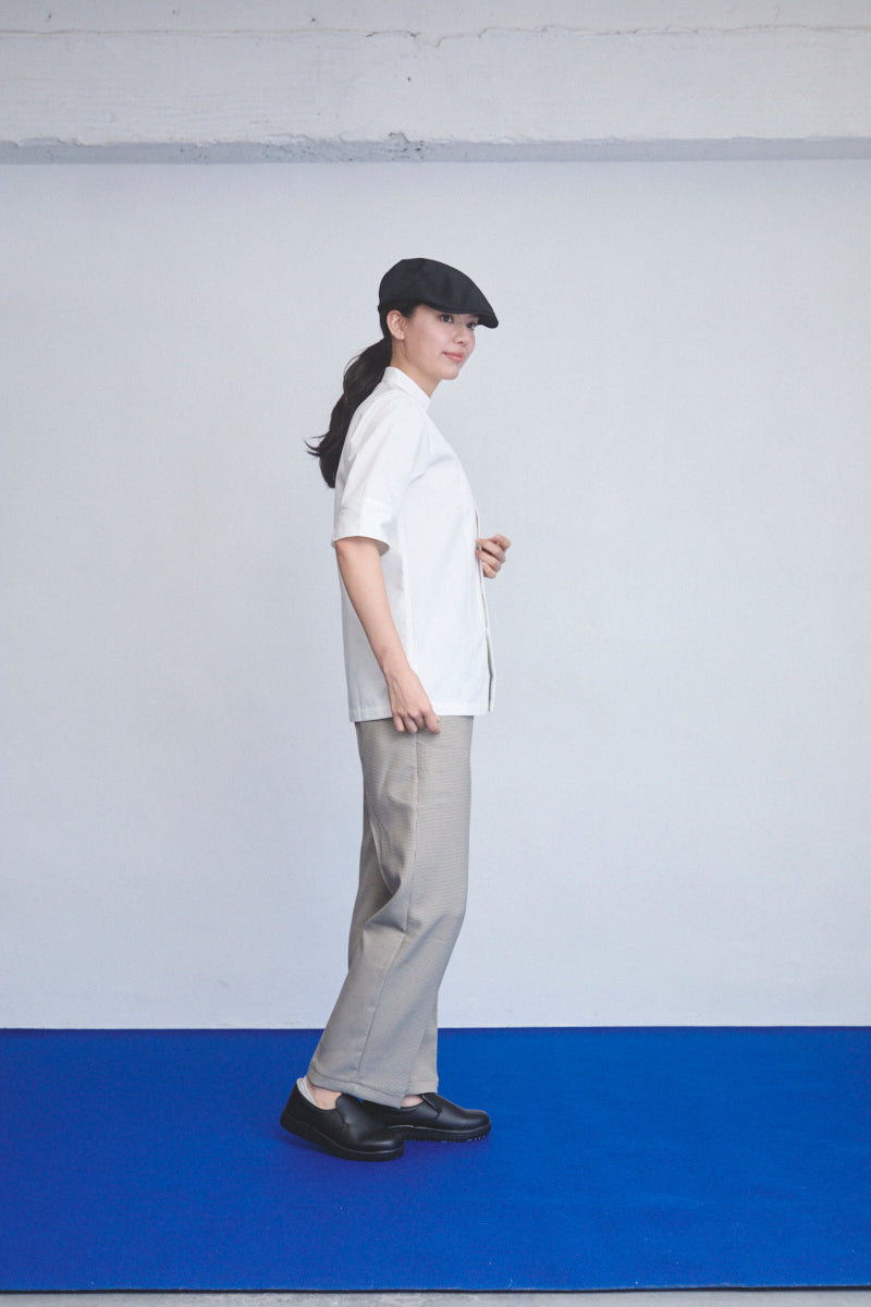 2076　兼用　半袖コックコート